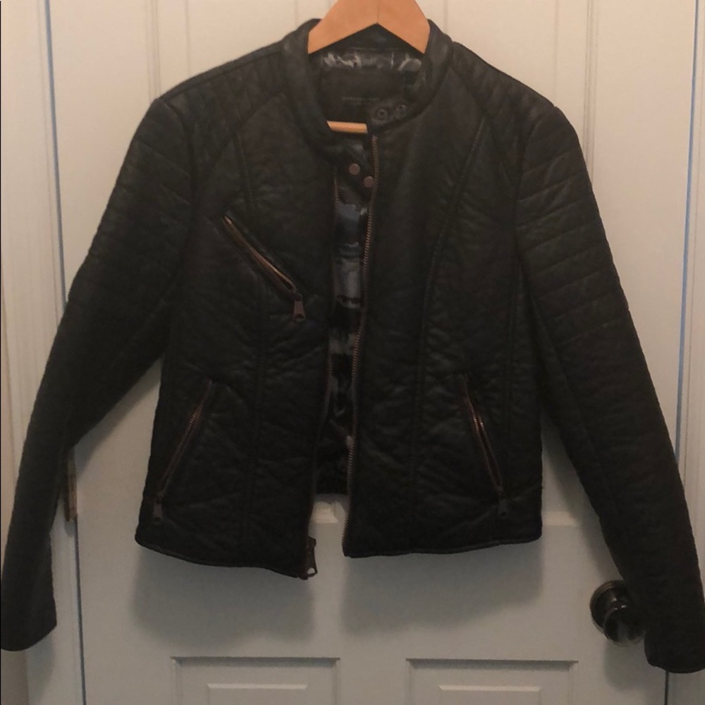 Black Leather Jacket Marc New York